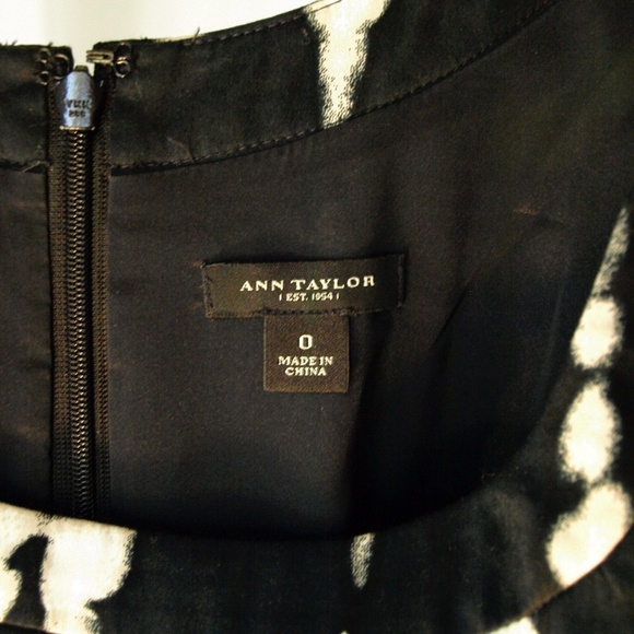 Ann Taylor Black Casual Dress 0 - Picture 2 of 3